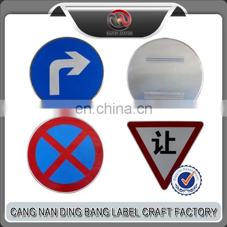 Aluminum Road Warning Sign Highway Traffic Safety Signs