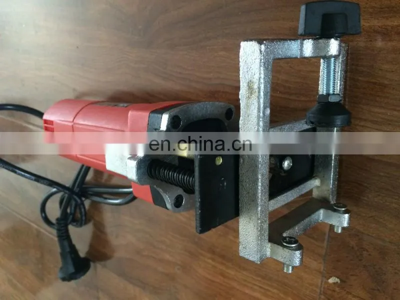 Portable water slot milling tools for PVC window