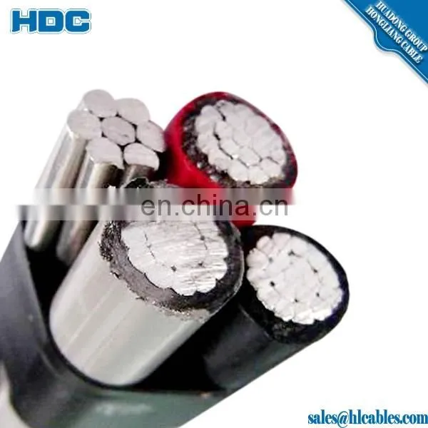 11kv 33kv xlpe twisted overhead insulated triplex service drop abc cable price list abc cable sizes