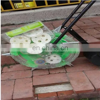 High Quality Double barrel hand push seeder HX-A038