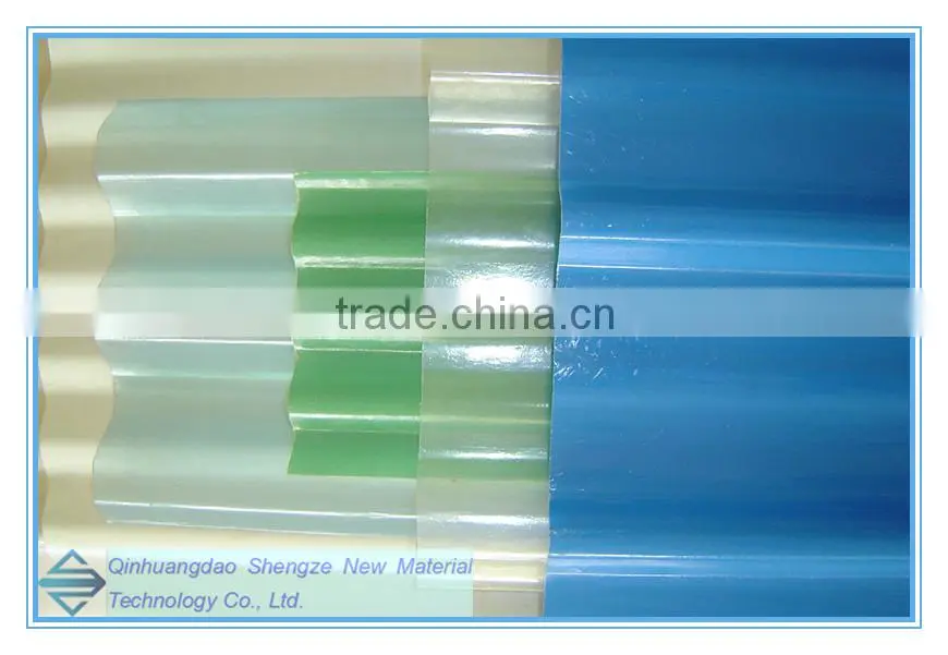 FRP daylight roof / fiberglass Anti UV panasphalt / corrugated plane skylight