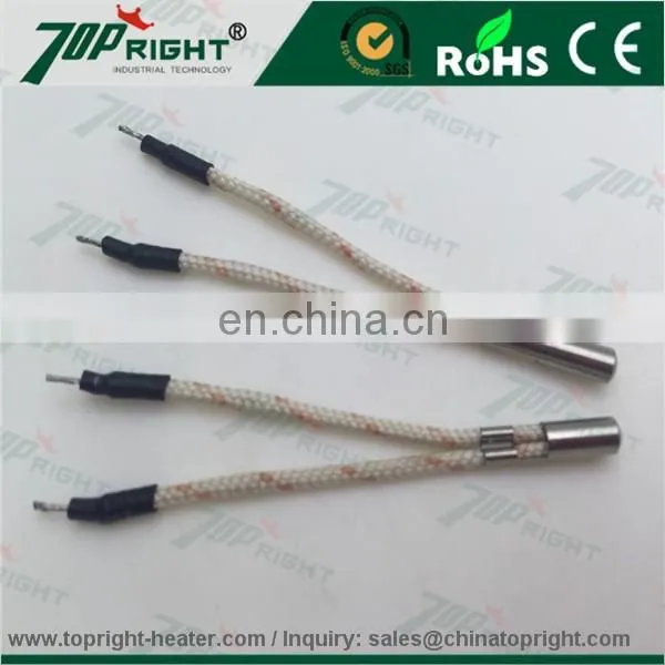Simple Flanged Armored RTD PT100 Temperature Sensor for Pipe, Food Machinery, Thermal Power