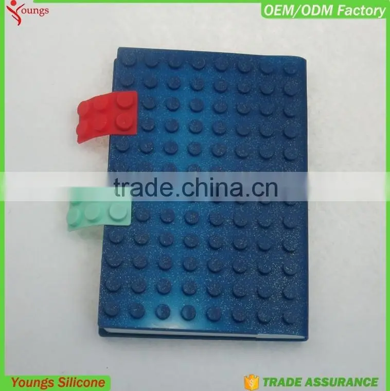 2016 silikon book legos A5/A6/A7 size custom logo Notebook
