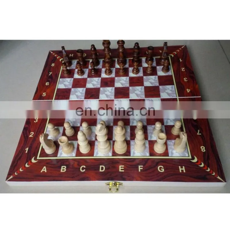 Beautiful Wooden Chess Set Board Game
