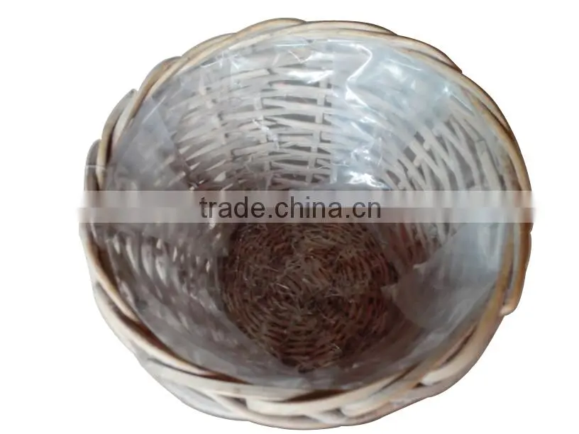 Plastic Lined Plant Basket