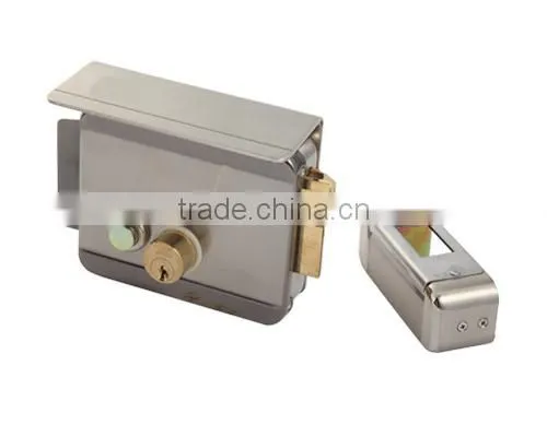 HSY-E214 Home security rfid tag code door electric rim lock door rfid key lock