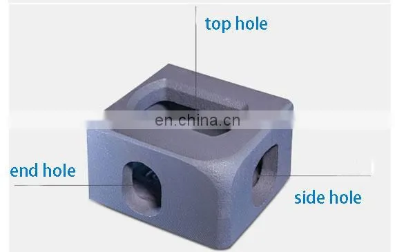 ISO1161 standard container corner fitting casting for container
