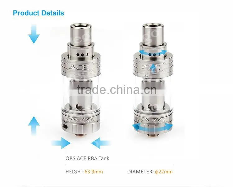 100% Authentic OBS ACE RBA 4.5ml Tank Wholesale