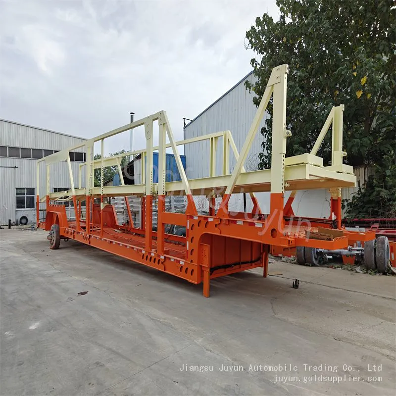 Export to Philippines passenger car transport; double axle single tire vehicle transport; trailer tr