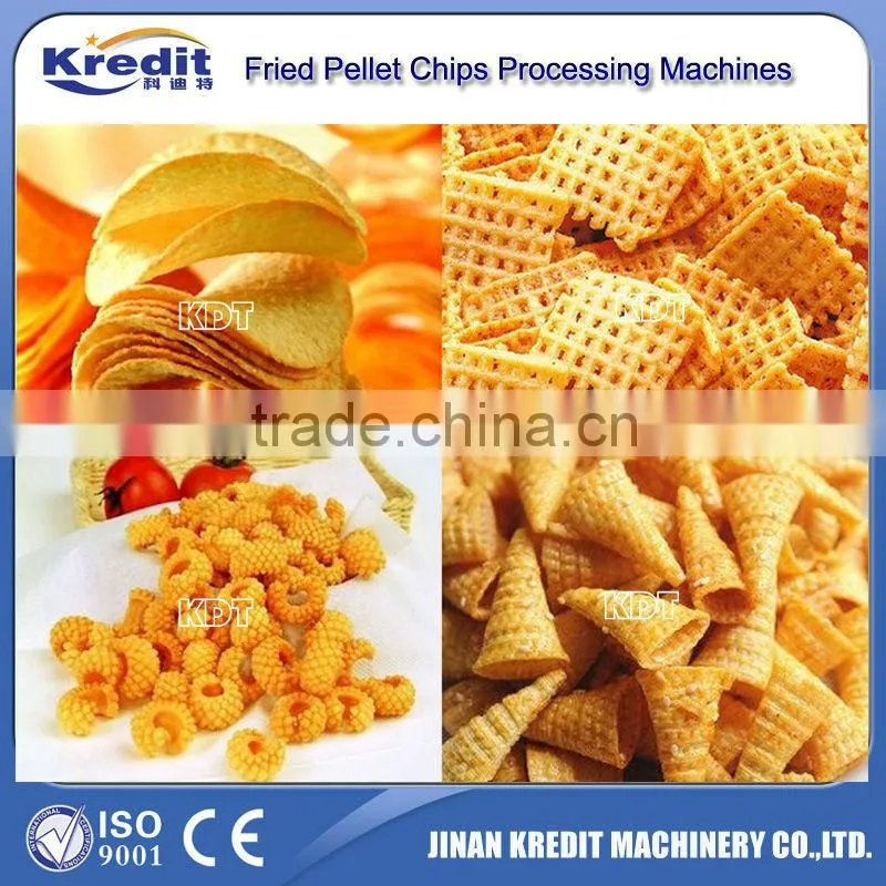 Fried Potato Starch Chips Snack Food Production Line