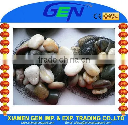 various kinds of material pebble stone