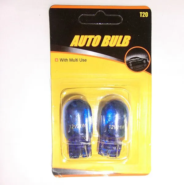 T20 blue color glass 12v21w