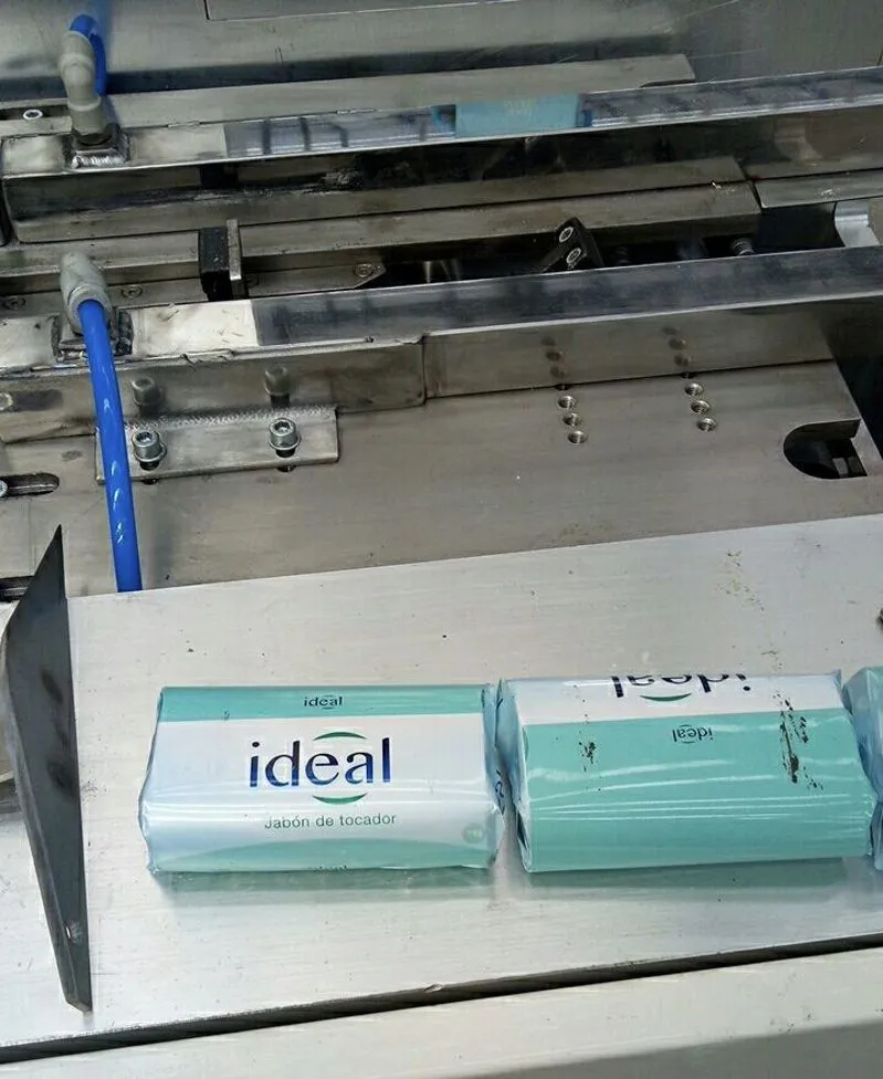 Double Paper Soap bar Packing Wrapping and Sealing Machine