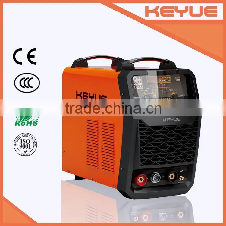Digital IGBT heavy duty ac dc 3 in 1 inverter argon gas GTAW SMAW pulse aluminum industrial welder TIG-315AC/DC
