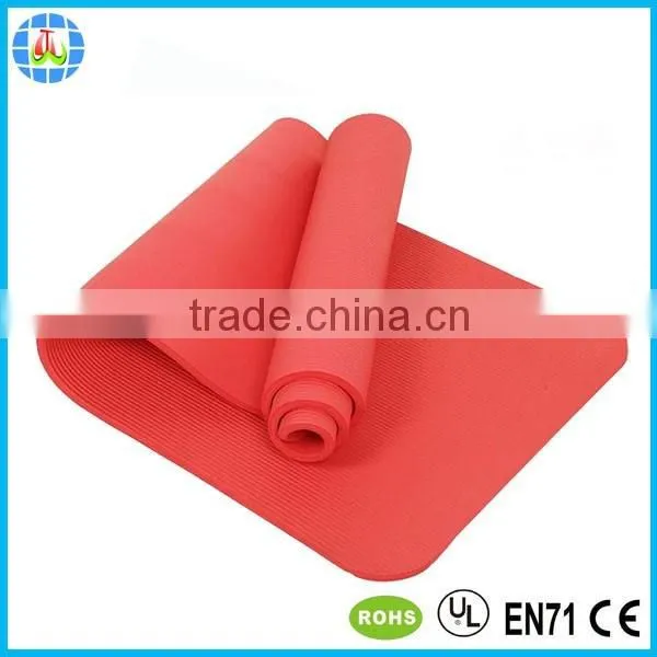 extra thick customized silk screen printed nbr yoga mat 15mm