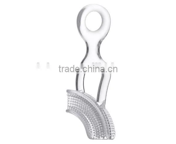 Wholesale FDA&LFGB Silicone Baby Bendable Training Toothbrush