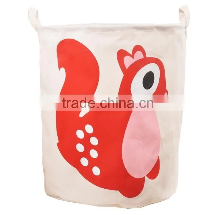 Animal bag for kids toy basket foldable