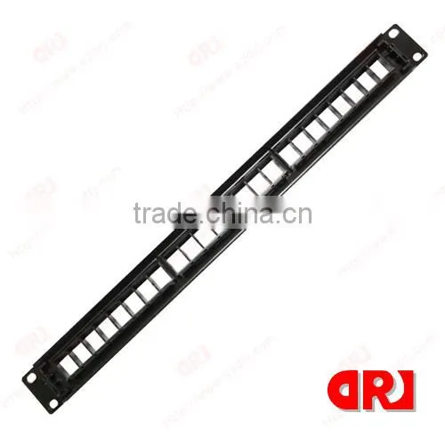 24 ports UTP blank cat5e patch panel