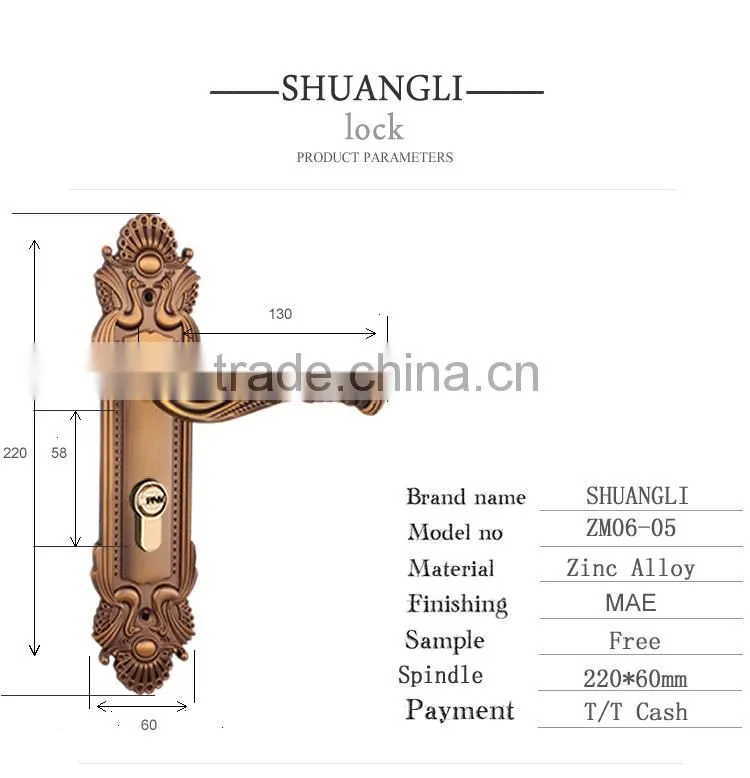 Hot sale medium size door handle from wenzhou