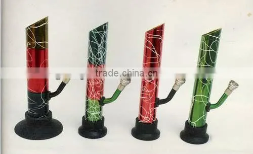 Decorative Glass & Metal Hukka