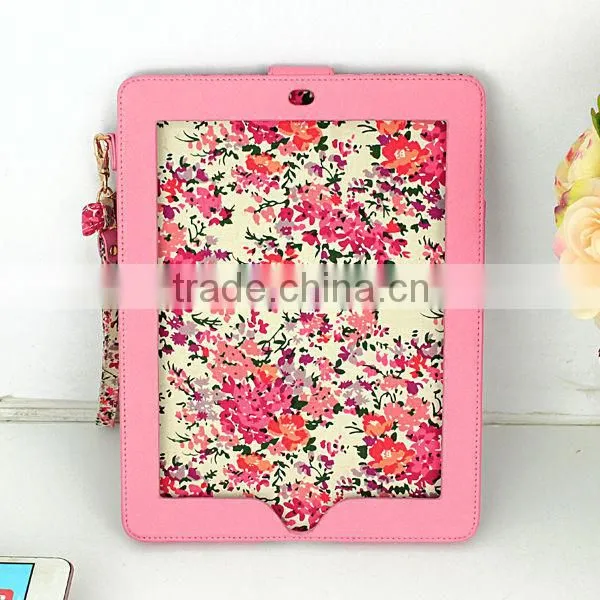 mirror case for ipad 2 3 4 beauty leahter case for ipad