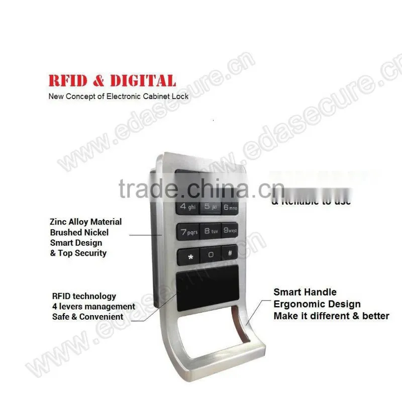 2 Years Warranty RFID Password Electronic Cabinet Lock