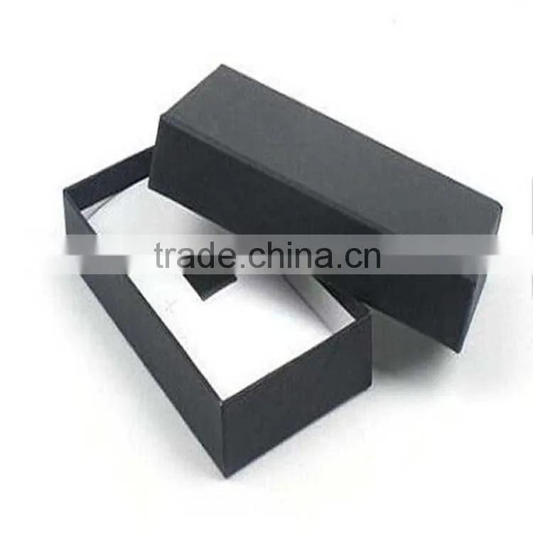 High quality cardboard square gift box with clear lid wholesale
