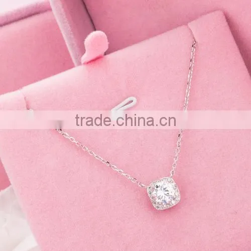 china supplier 925 sterling silver jewelry cheap necklace for ladies