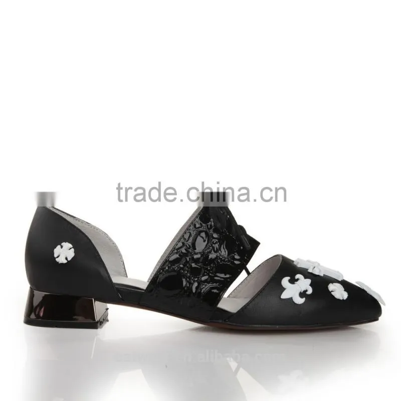 Charming woman shoe 2015 flat lady shoes Elegant Lady Shoes Woman with stud