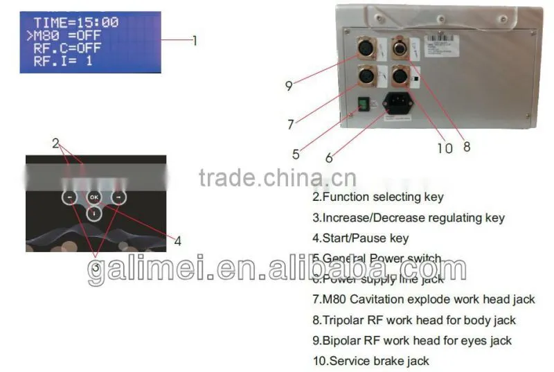 rf cavitation fat dissolving machine