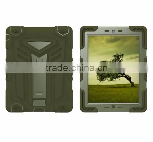 Dragonfly Design With Stand Holder Heavy Duty TPU PC Armor Hybrid Shockproof Protective Phone Cover Case For iPad Mini 4 TB-0269