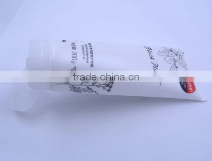 200ml hair extensions packaging tube with flip off cap