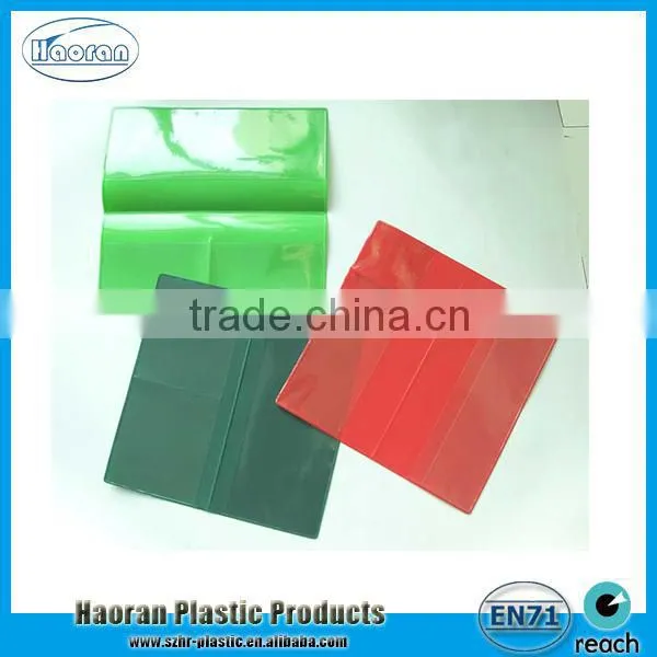 PVC leather file folders,leather zipper document holders