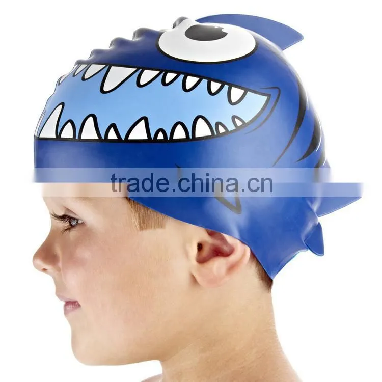 Funny silicone swimming caps for water sports