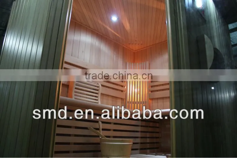 China wholesale CE,ETL approve luxury finland sauna cabin traditional steam sauna room