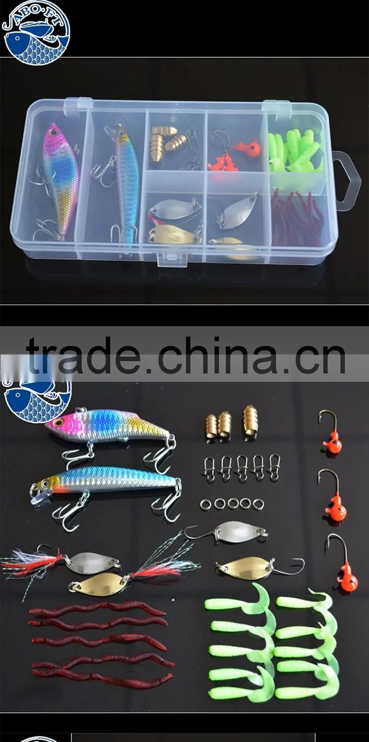 2016 wholesales price best sell hard and sequins fishing lure set
