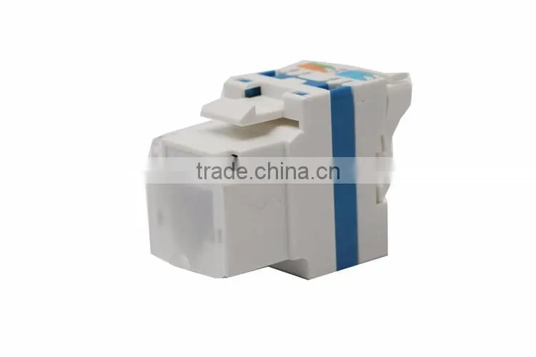 without tool cat6 utp keystone jack, rj45 cat6 wall jack connectors keystone jacks