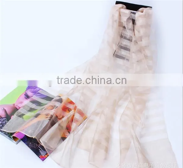 promotional latest design cheap bamboo cotton scarf