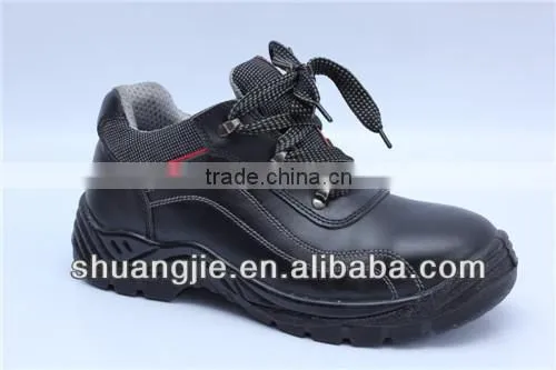 light surface buffalo leather safety shoes China made work shoes 8093