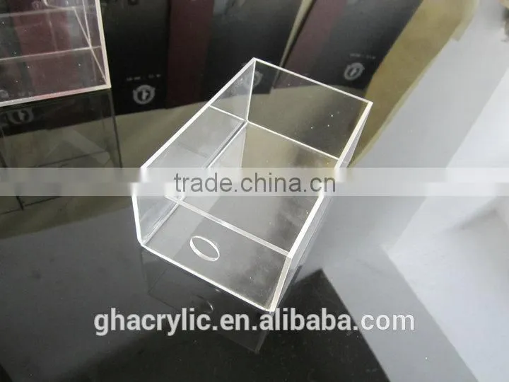 made in china customized size and shape clear acrylic packaging boxes