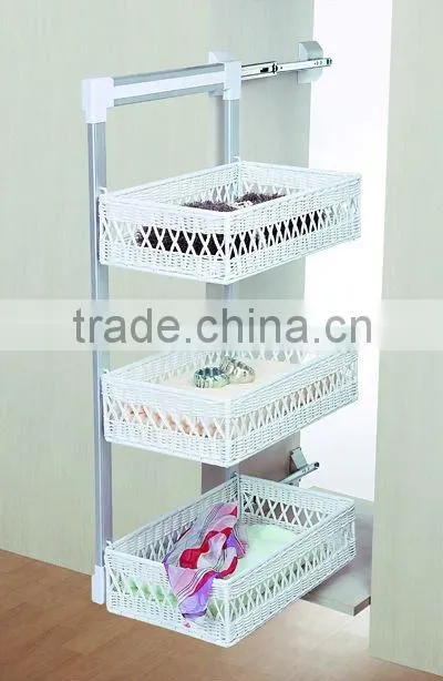 Side pull-out clothes rack