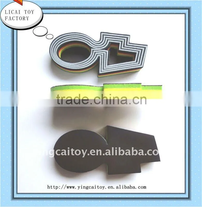 flat paper fridge magnet