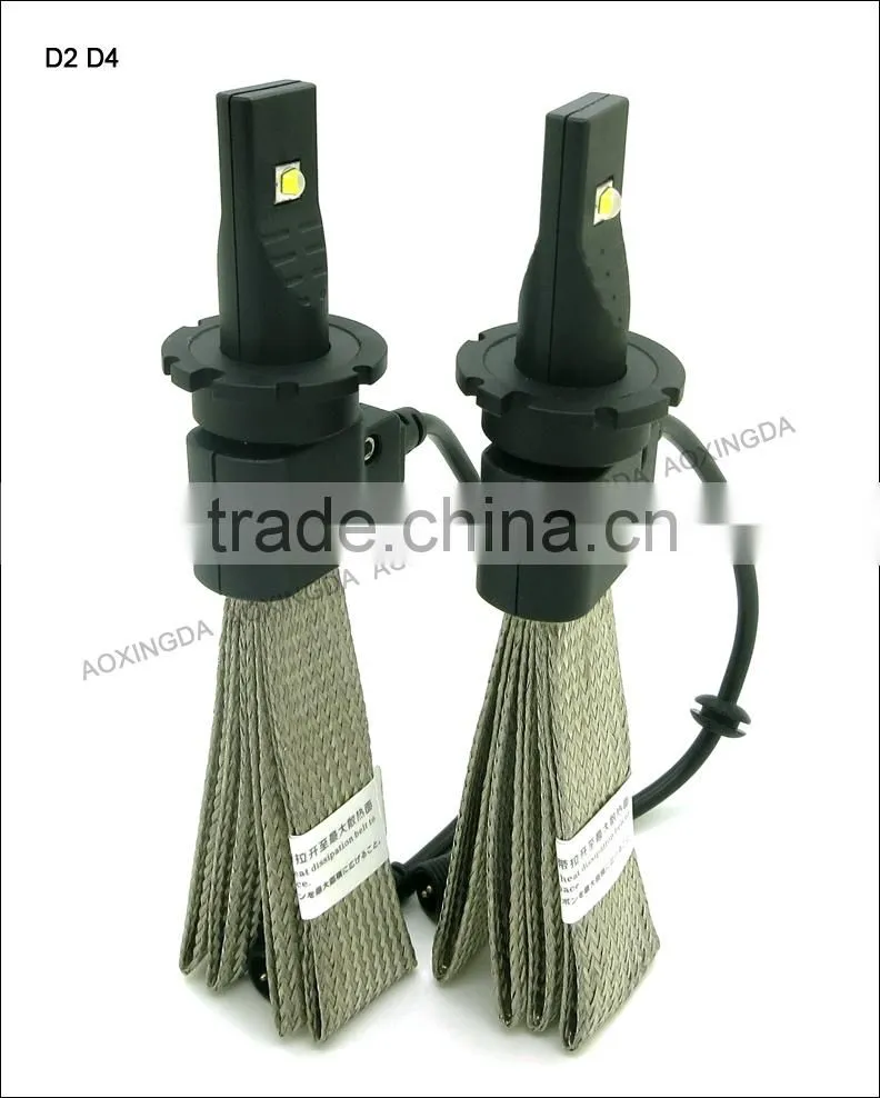 G5 LED headlight D2 D4 5000LM no fan type