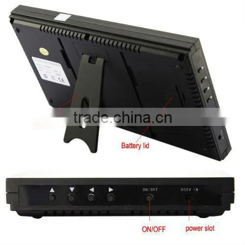 Clear Night-viewing 2.4GHz 7 Inch TFT Digital Wireless Video Door Phone