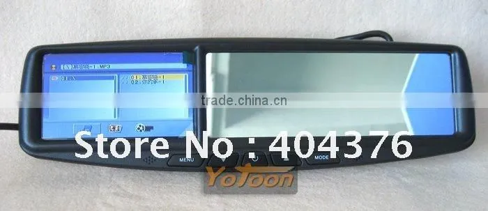 Yotoon 4.3 car rearview monitor / TFT Color LCD Screen Car Rearview Mirror Monitor