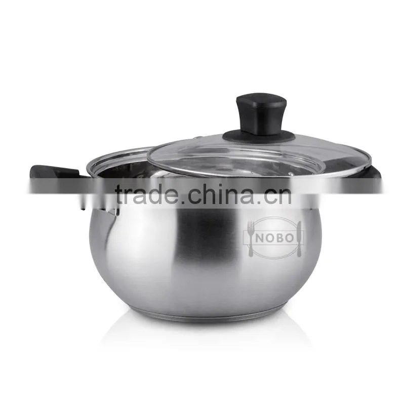 NOBO New Arrival Stainless Steel Stock Pot With Capsule Bottom