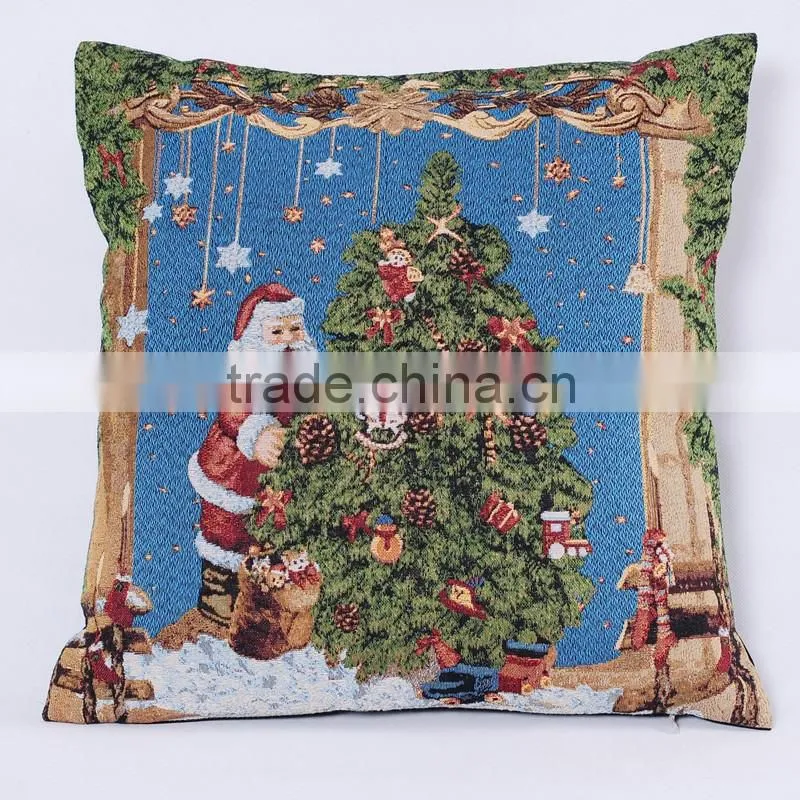 PLUS Wholesale Comfortable Decorative Wooden Sofa Seat Cushion, Christmas Design Cushion