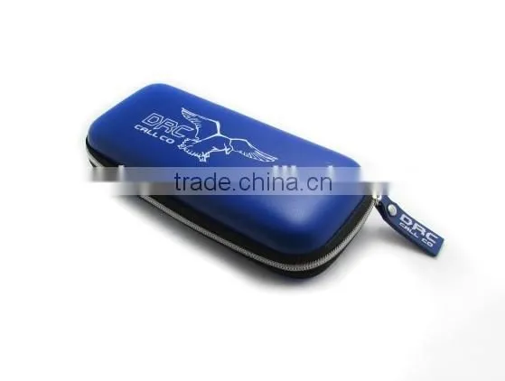 custom logo leather eva zipper glasses case