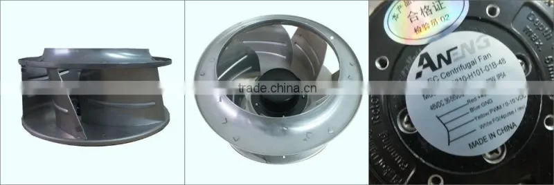 high flow 1910m3/h 310mm aluminum big exhaust fan for air suction