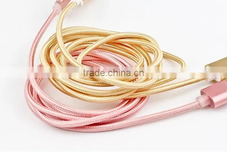 multi-function usb multi charger charging plug USB data line cable 8pins micro type c 3 in 1 for iPhone and Android